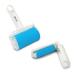 iLifeTech Reusable Lint Roller Sticky Lint Brush for Dog Cat Hair Remover Washable Sticky Roller for Clothes Carpets - Medium Size 2 Piece Set Blue