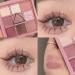 Lovelycat 9 Colors Glitter Eyeshadow Makeup Palette Matte High Pigmented Colorful Creamy Texture Eye Shadow Powder Natural Waterproof Long Lasting Eyeshadow Powder Cosmetics (rose) - Buy Online on SooperMarket.com