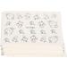 50 Pieces Of Flower Butterfly Cartoon Nail Art Stickers Small Flower Transfer Nail Decals Design Nail Care Accessories Nail Sticker Set(XF) - Buy Online on SooperMarket.com