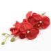 Bridal Orchid Flower Hair Clip Hawaii Hairpin Flower Brooch Barrettes Women Girls Hair Accessories for Wedding Prom Party Beach Travel - Red Excellent Quality and Popular Practical and Fashion