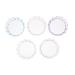 15 Pcs Penholder Nail Art Palette Nail Art Paint Pallet Nail Color Mixing Tray DIY Nail Color Plate Nail Polish Mixing Tray Manicure Color Mixing Tray Nail Art Pallet 8.7x8.7cmx3pcs Assorted Colorx3pcs