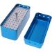 Klova Dental Bur Box - 72 Hole Aluminum Autoclave Sterilization Housing for Dental Tools & Oral Care - Silver - Buy Online on SooperMarket.com
