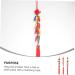 PRETYZOOM Colorful Decor Chinese New Year Chili Pendant Home Decor Red Decor Wedding Celebration Decor Tassel Fake Chili Red 50x8x1cm - Buy Online on SooperMarket.com