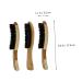 Shop Angoily 3-St Bartbrush Combs for Men | Wild Boar Bristle Beard & Hair Care Tools - Buy Online on SooperMarket.com
