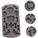 Alipis 2pcs Dessert Dark Molds Grey Bones Shape Cakes Baking Silicone Creative Skeleton Bone-Shaped Shaped - Buy Online on SooperMarket.com