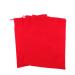 Mikinona 3pcs Hair Dryer Storage Bag Practical Storage Pouches Blow Dryer for Curly Hair Flannel Red