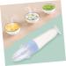 Safigle 3 Pack Silicone Squeeze Muesli Rice Cereal Feeders | Baby Grain Feeder | Durable Feeding Bottles for Infants | 21x5x5cm | Blue - Buy Online on SooperMarket.com