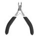 Nail cutter for strong nails nail clippers manicure tool uses stainless steel tools to cut dead skin and cuticles head clippers nail nippers(black)