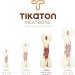 Tikaton Indestructible Dog Chew Toys - Real Beef Flavor for Large, Medium & Small Puppies | Durable Teething Bones for Aggressive Chewers - Buy Online on SooperMarket.com