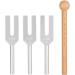 Tuning Fork 440Hz Tuning Fork Non-Deformation Music Tuning Accessories 3Pcs with 2Pcs Storage Bag for Teaching for Physics Experiments - Buy Online on SooperMarket.com