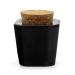 Porcelain Material Nail Art Acrylic Dappen Dish Liquid Powder Container Case Bottle Holder Black Pack of 1  HJ-NAPB004-Black