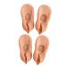 Amosfun 2 Pairs Gel Moisturizing Sleeves Heel Room Socks Height Increase Socks Silicone Moisturizing Socks Lotion Socks Plantar Inserts Lightweight Socks Foot Women's Beach Socks