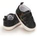 Cheerful Mario Baby First Walking Shoes - Soft PU Leather Prewalkers 3-6 Months (Black Star) - Buy Online on SooperMarket.com