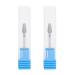 Tungsten Steel Nail Drill Bits 2 Blue Manicure Nail Art Drill Bits for Manicures