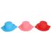 3 Pack Silicone Wax Melting Bowl Wide Rim Hair Removal Non-Stick Wax Warmer Replacement Pot
