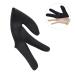 minkissy 1pc Hairdressing Three Finger Cover Hairdressing Finger Glove Hair Straightener Glove Tool Curling Wand Billiard Straightener Gloves Hair Dye Gloves Hairdressing Finger Cover Hand Black 11x10cm - Buy Online on SooperMarket.com