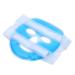 Reusable Hot Cold Gel Facial Mask - Skin Tightening & Fatigue Relief | Eye Relaxation & Cooling Therapy - Buy Online on SooperMarket.com