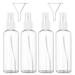 Hanyousheng Spray Bottle Plastic Refillable Spray Bottle 4 PCS 100ml/3.38oz Atomiser Spray Bottle Transparent Fine Mist Spray Bottle Spray Bottle Set for Cleaning Perfume with 2 Pieces Funnel 4*100ml