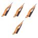 Beavorty 4pcs Folding Razor While Shaving Razor Men's Razor Straight Razor with Wooden Handle Old Fashioned Knife Holder Manual Shaver Man Stainless Steel As Pictured X 4pcs 20.00X2.90X1.80CMx4pcs