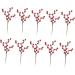 ABOOFAN 20 Pcs Christmas Imitation Fruit Holly Christmas Berries Christmas Flower Pick Christmas Berry Picks Home Decor Plants Decor Cherry Stems Party Supplies Foam Cherry Fruit Banquet - Buy Online on SooperMarket.com