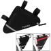 Buy Qitidasen Waterproof Bicycle Triangular Bag - Reflective Double-Sided Front Tube Frame Pocket (Black) for Safe Night Riding | International Shipping Available - Buy Online on SooperMarket.com