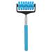 Back handle massager adjustable telescopic back scratch pain relief sore muscles tools for men and women household (blue)