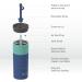 Asobu Sippy Double Wall Stainless Steel Tumbler 20oz with Silicone Straw - Pastel Blue - Buy Online on SooperMarket.com