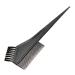 Professional Hair Coloring Kit - 4 Pcs Plastic Dyeing Bowl Comb Brush Set for Salon Use - Black - Buy Online on SooperMarket.com
