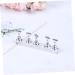 Healeved 2 Sets Nail Art Accessories Crystals for Nails Nail Polish Tips Stand Tool Stand Nail Practice Stand Nail Tips Holder Fake Nail Holder Nail Art Tip Display Base Frame Magnet 2.5*1cm Silver - Buy Online on SooperMarket.com
