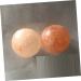 FRCOLOR Himalayan Salt Massage Balls - 2 Pcs Natural Crystal Soap Stone for Wellness & Relaxation - Buy Online on SooperMarket.com