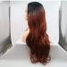 SHIYID Natural Black to Brown Red Wave Lace Front Wigs | Long Heat Resistant Synthetic Hair Wigs for Stunning Styles - Buy Online on SooperMarket.com