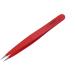FAUDE Pointed Tweezers - Precision Stainless Steel Tweezers for Splinters Thorns & Ingrown Hairs | 10cm Red | International Shipping - Buy Online on SooperMarket.com