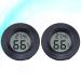 POPETPOP 4 pcs humidity gauge bearded dragon tank accessories humidity monitor gecko tank accessories indoor temperature gauge digital humidity meter Temperature and humidity meter crawl mediumx2pcs Blackx2pcs - Buy Online on SooperMarket.com