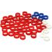 Dacvgog 50 Pieces Silicone Rings for Any Insert a Scissors Styling Tools Hair Cutting Accessories Mix Colours - Buy Online on SooperMarket.com