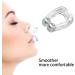 Silicone Magnetic Anti Snoring Clips - Set of 4 | Snore Stopper Nasal Dilator for Men and Women - White - Buy Online on SooperMarket.com