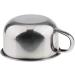 POFET 8cm Durable Stainless Steel Shaving Brush Mug Bowl - Premium Barber Beard Soap Dish for Men | International Shipping - Buy Online on SooperMarket.com
