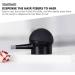 FOYTOKI 1pc Silicone Nozzle Hair Solution Loose Powder Spray Fiber Tools Hair Dye Tools Black - Buy Online on SooperMarket.com