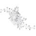 Hair Combs Slides Clips Bridal Flower Hair Pins for Girls Women Hair Accessories Hair Clips - Buy Online on SooperMarket.com