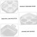 Fridge Egg Container 2pcs Box 4 Grid Egg Storage Box Plastic Pallet Empty Egg Carton re-usable - Buy Online on SooperMarket.com