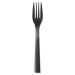 100% Recycled Content Cutlery Fork 6'' Black 1000/Carton Sold as 1 Carton