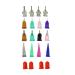 Xmasir Precision Applicator Set - 4 pcs 1 Oz. Henna Bottles with Needle Tips - 16 pcs Caps - Multi Purpose - Buy Online on SooperMarket.com