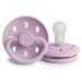 FRIGG Moon Natural Rubber Baby Pacifier | BPA-Free | Soft Lilac/Daffodil 6-18 Months (2-Pack) - Buy Online on SooperMarket.com
