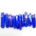 100g Blue Aura Titanium Crystal Coated Strip Quartz Rough Violet Crystal Stone Strip for Decoration - Buy Online on SooperMarket.com