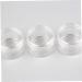 Clear Jelly Nail Art Stamper and Scraper Transparent Silicone Nail Art Stamping Template with Cap Manicure Nail Care Tool-1set - Buy Online on SooperMarket.com