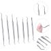 minkissy 1 Set Manicure Tools Metal Nail Pusher Cuticle Remover Cuticle Tool Precision Fine Point Nail Cuticle Trimmer for Craft Cuticle Stick Putter Stainless Steel Exfoliating - Buy Online on SooperMarket.com