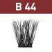 14 Pairs D Curl Manga Lash Clusters - Anime Style Wispy Spiky Cluster Extensions - B&Q Individual Lashes - DIY 140 Clusters (B44-D-MIX) - Buy Online on SooperMarket.com