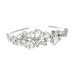 PLAFOPE Wedding Headband Bride Headpieces for Wedding Hair Accessory for Women Rhinestone Hair Accessories Hair Gems for Women Rhinestone Headband Women Hair Accessories Tiara White