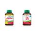 Jamieson Turmeric Curcumin 90 count - Value Size & Vitamin D 2500IU NEW 180 Tablets