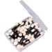 KALLORY 200 Pcs Disposable Makeup Professional Double- End Eyeshadow Cosmetic Set Size 2 Black - Buy Online on SooperMarket.com