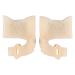 HEIMEABI Toe Separator Straightener Toe Soft Corrector Pair Protector 1 Bunion Silicone Foot Care Pretty Feet and Hands Rough Skin Remover (B One Size) B One Size